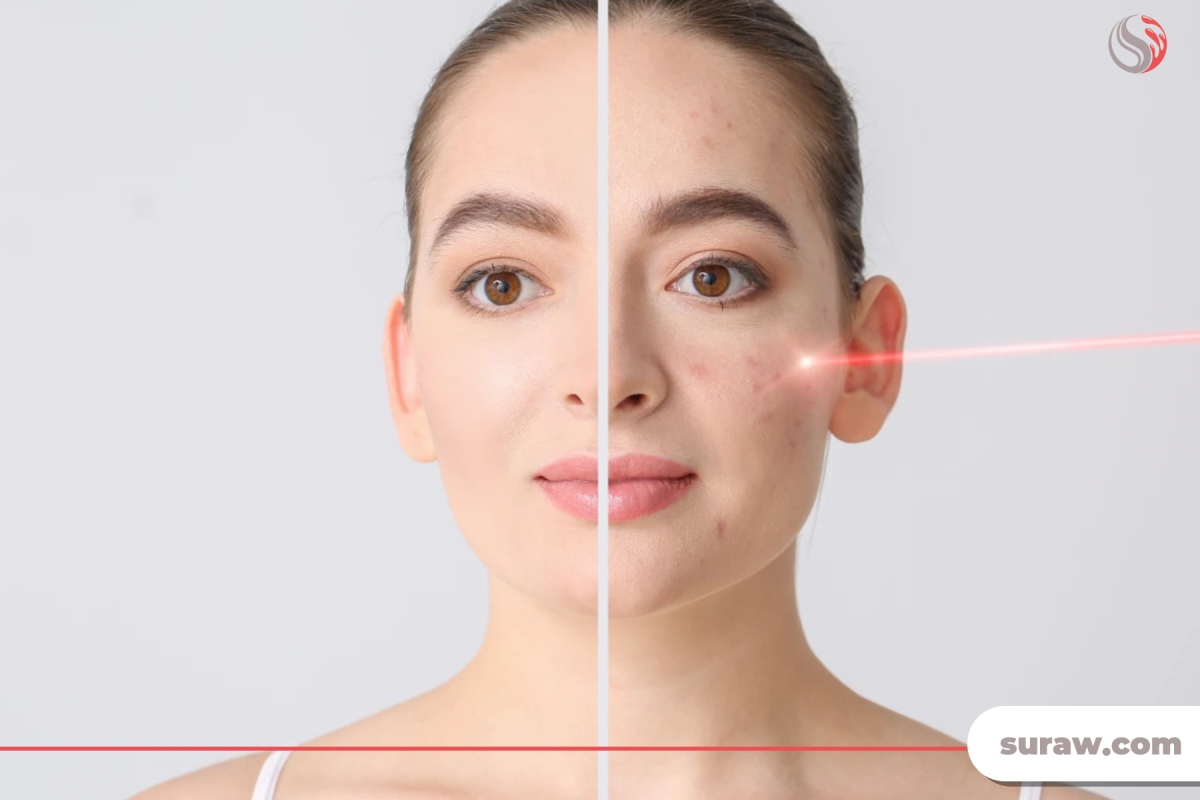 درمان اسکار روی صورت با لیزر