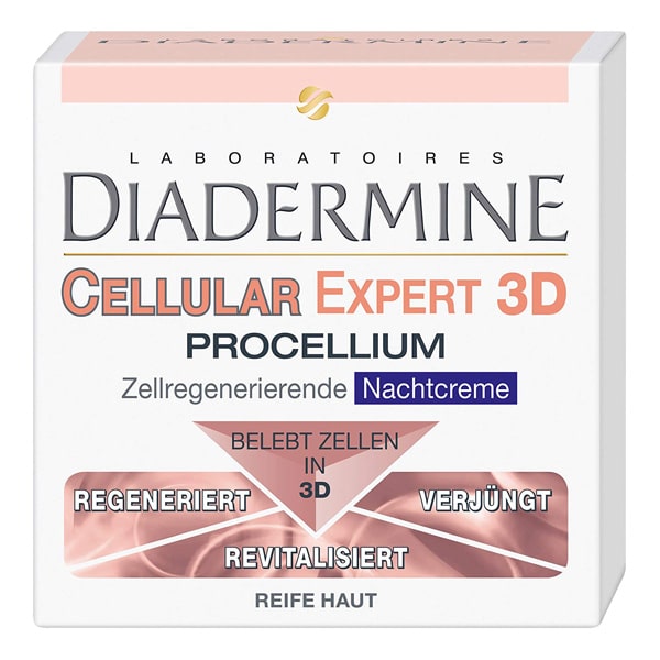 کرم شب دیادرمین اصل آلمان | Diadermine Expert 3D |جوانساز و بازسازی کننده | ۵۰ میل