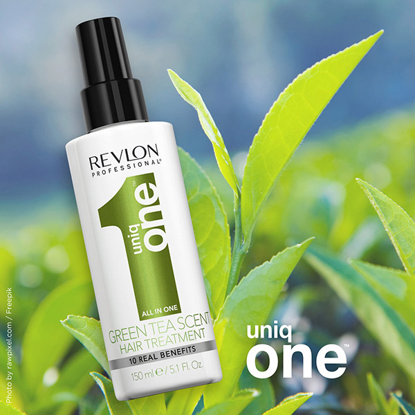 اسپری رولون اصل 10 کاره یونیک وان چای سبز 150 میل | Revlon Uniq One Green Tea All In One Hair Treatment