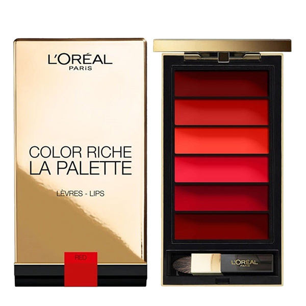 پالت رژ لب لورال LOREAL اصل | مدل کالر ریچ ۶ رنگ مدل MATTE