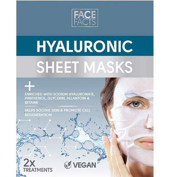 شیت ماسک هیالورونیک فیس فکت انگلیس  | Face Facts Hyaluronic Sheet Mask