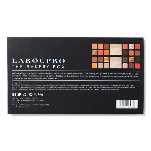 پالت سایه چشم و هایلایتر لاروک LAROC PRO THE BAKERY BOX (3)