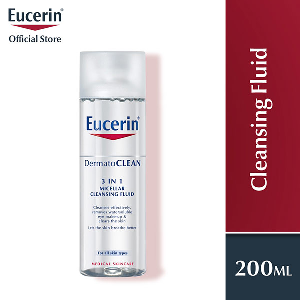 Eucerin Dermato CLEAN 3-in-1 Micellar Cleansing Fluid 200ml (4)