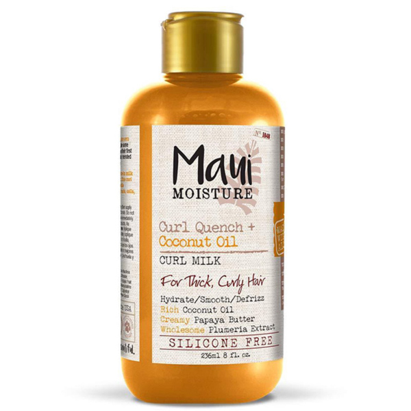 Maui Moisture Quench + Coconut Oil Curl Milk, 8 Ounce (1)