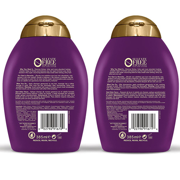 OGX thick AND FULL BIOTIN & COLLAGEN conditioner & shampoo (1)
