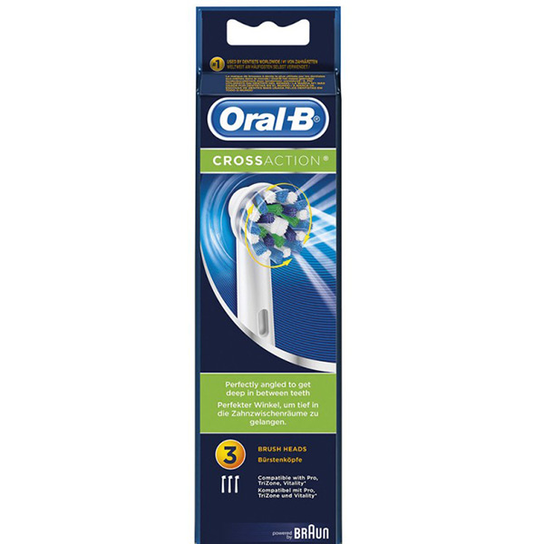 Oral-B Cross Action Replacement Heads 3 (2)