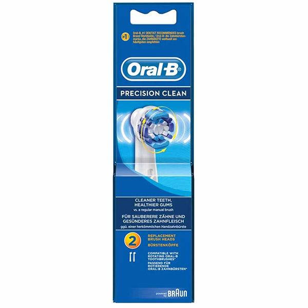 Oral-B Precision Clean Electric Toothbrush Heads 2 pack (3)