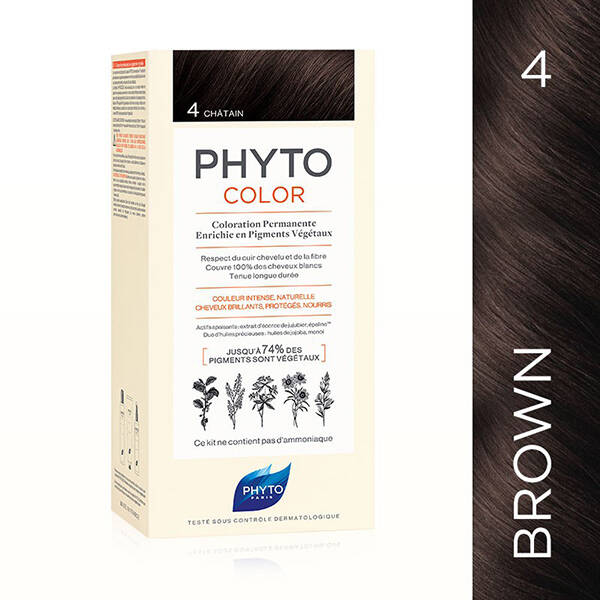 Phyto Phytocolor Ammonia-Free and Permanent Botanical Hair Color no4 (9)