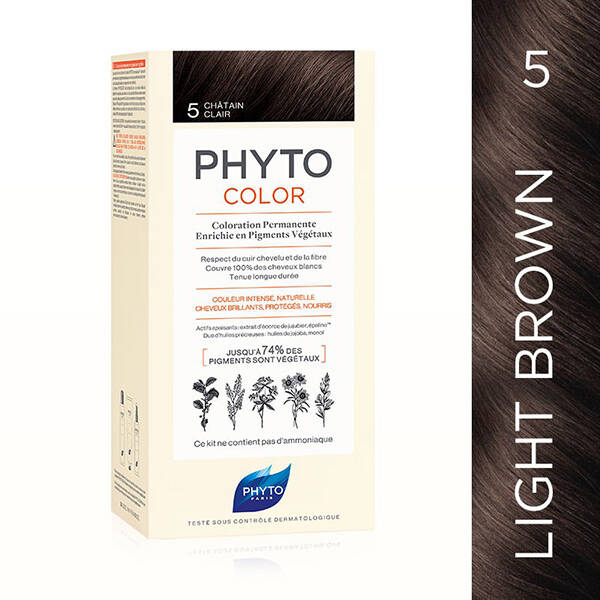 Phyto Phytocolor Ammonia-Free and Permanent Botanical Hair Color no5 (1)