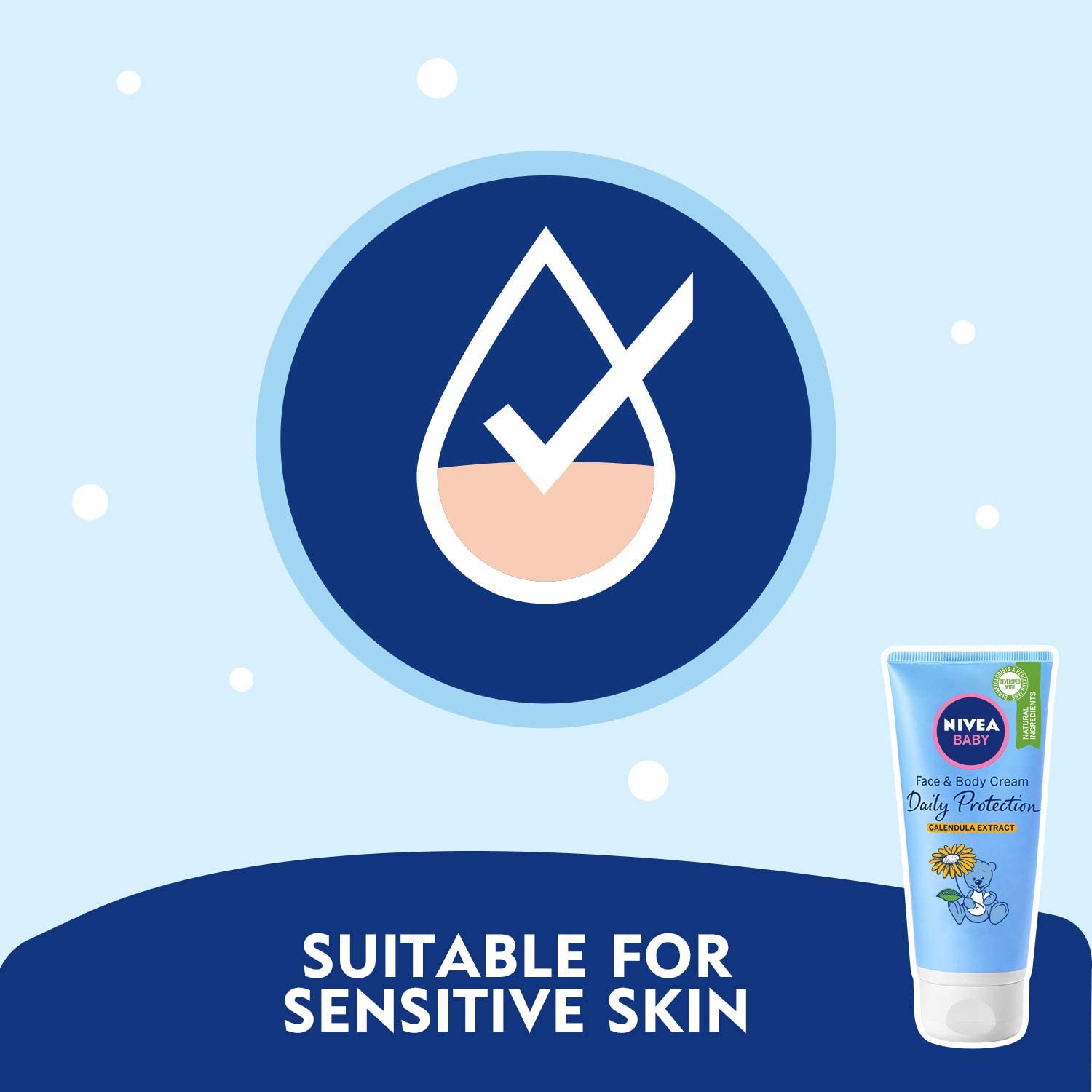 NIVEA Baby Face & Body Daily Protection Cream with Calendula Extract (3)