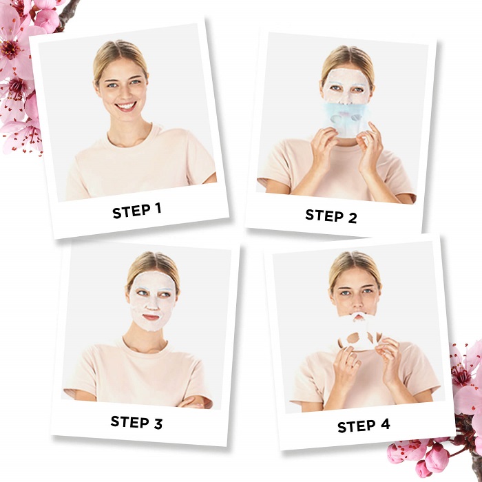Garnier Bomb Sakura Hydrating Face Sheet Mask (8)