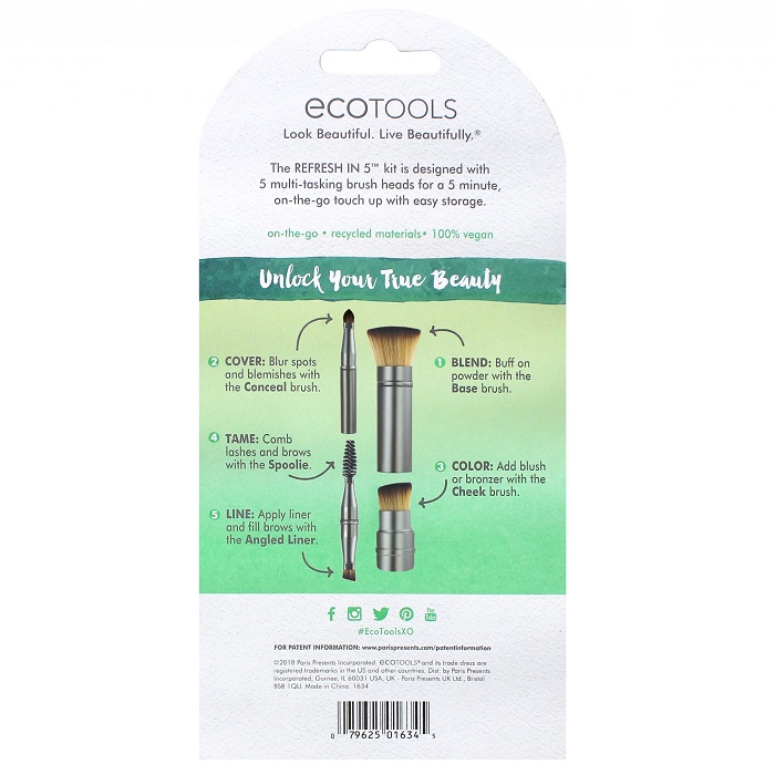 EcoTools Refresh Makeup Brush Head kit (3)