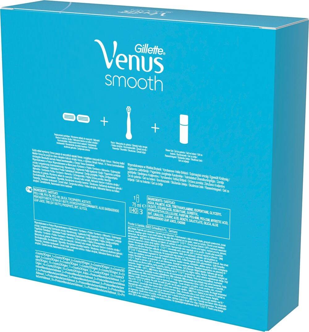 Gillette Venus Womens Gift Set Smooth Classic (2)