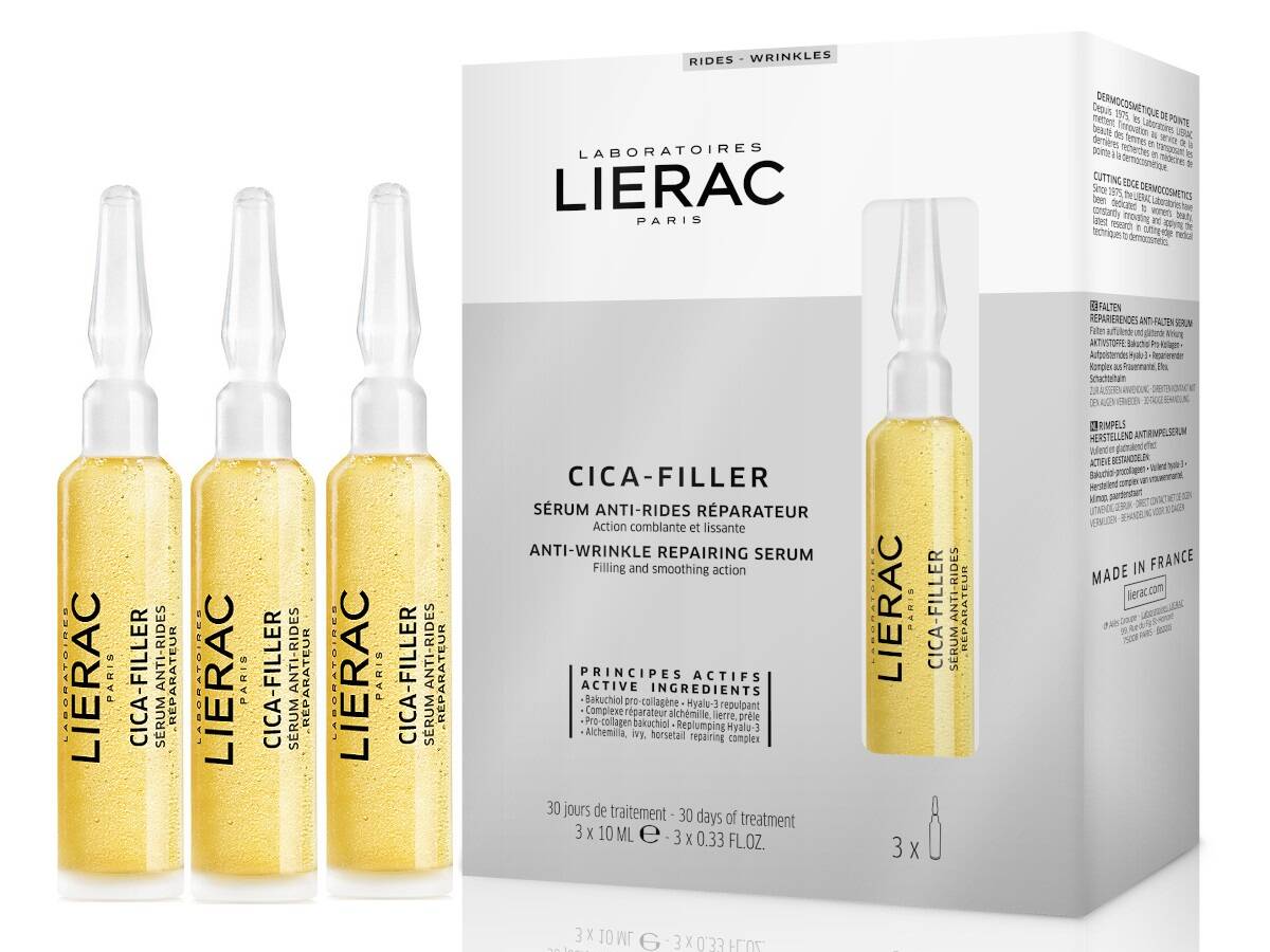 سرم سیکا فیلر لیراک (Lierac) – آمپول لیفت کننده ترمیم کننده و ضد چروک CICA-FILLER