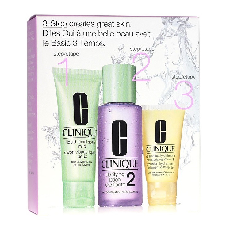 Clinique set 3Step Skin Care Kit Skin Type2 Combination Dry skin (3)