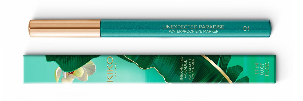 خط چشم رنگی ماژیکی Unexpected Paradise کیکو (Kiko) | ضد آب، رنگ سبز 01