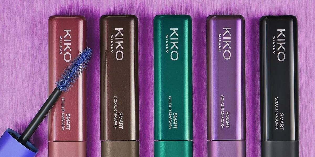 ریمل رنگی آبی smart colour کیکو (kiko) | حجم دهنده و بلند کننده مژه