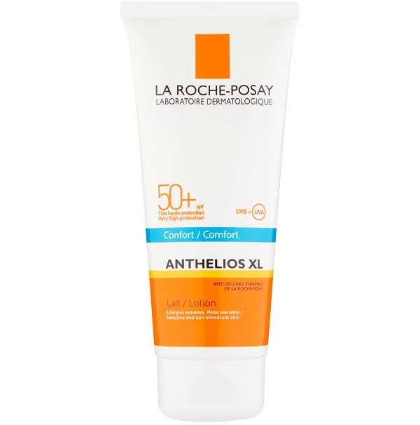 لوسیون ضد آفتاب لاروش پوزای اصل | مدل کامفورت Anthelios XL با SPF 50+، محافظت از پوست حساس | 100 میل