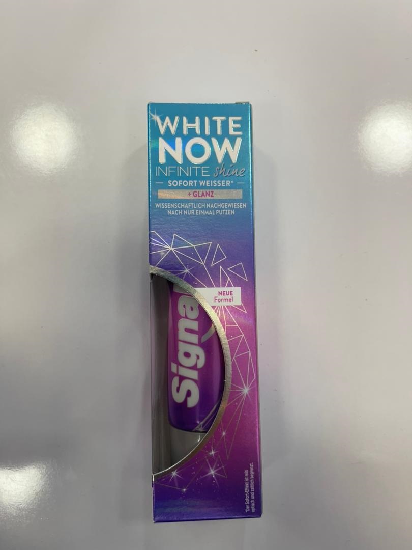 خمیردندان سفید کننده سیگنال سری White Now مدل Infinite Shine