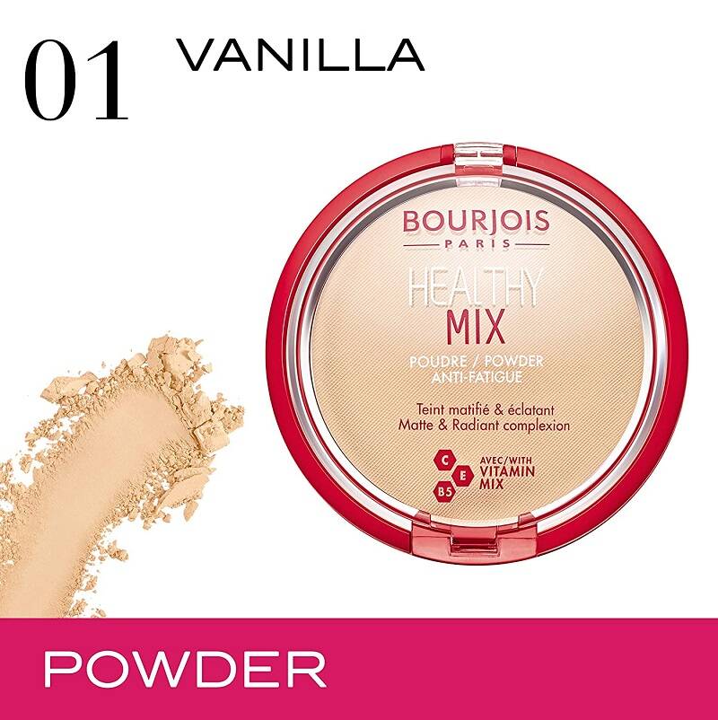 Bourjois Healthy Mix Anti-Fatigue Powder-01 Vanilla