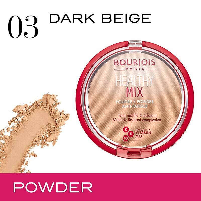 Bourjois Healthy Mix Anti-Fatigue Powder-03 Dark Beige