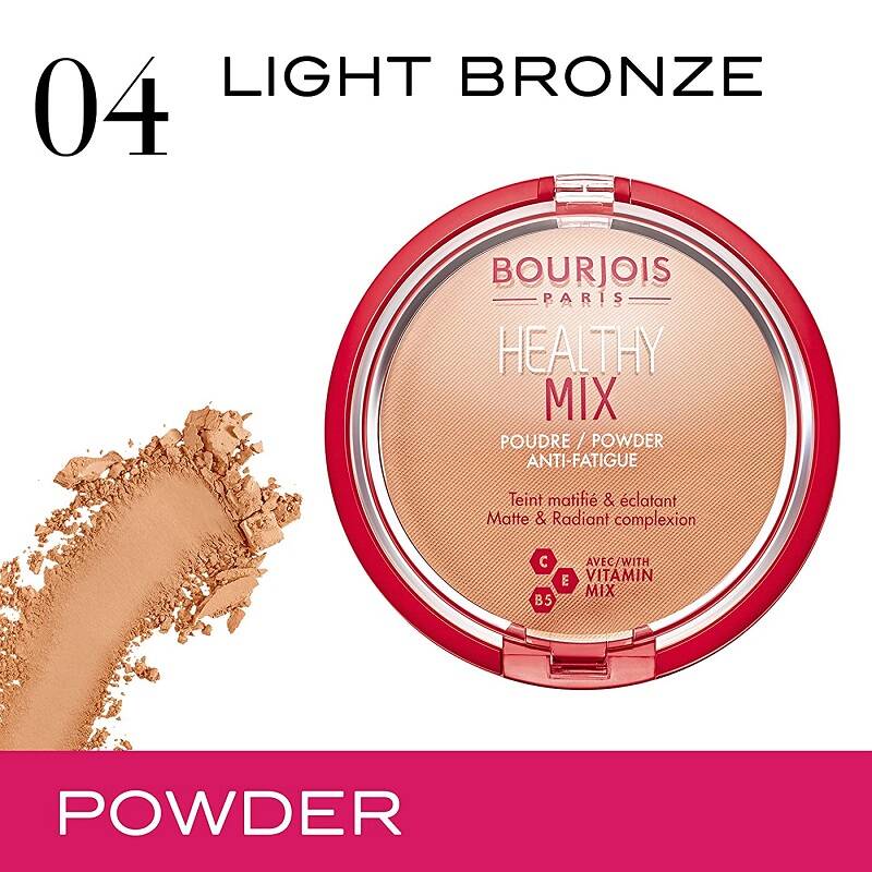 Bourjois Healthy Mix Anti-Fatigue Powder-04 Light Bronze