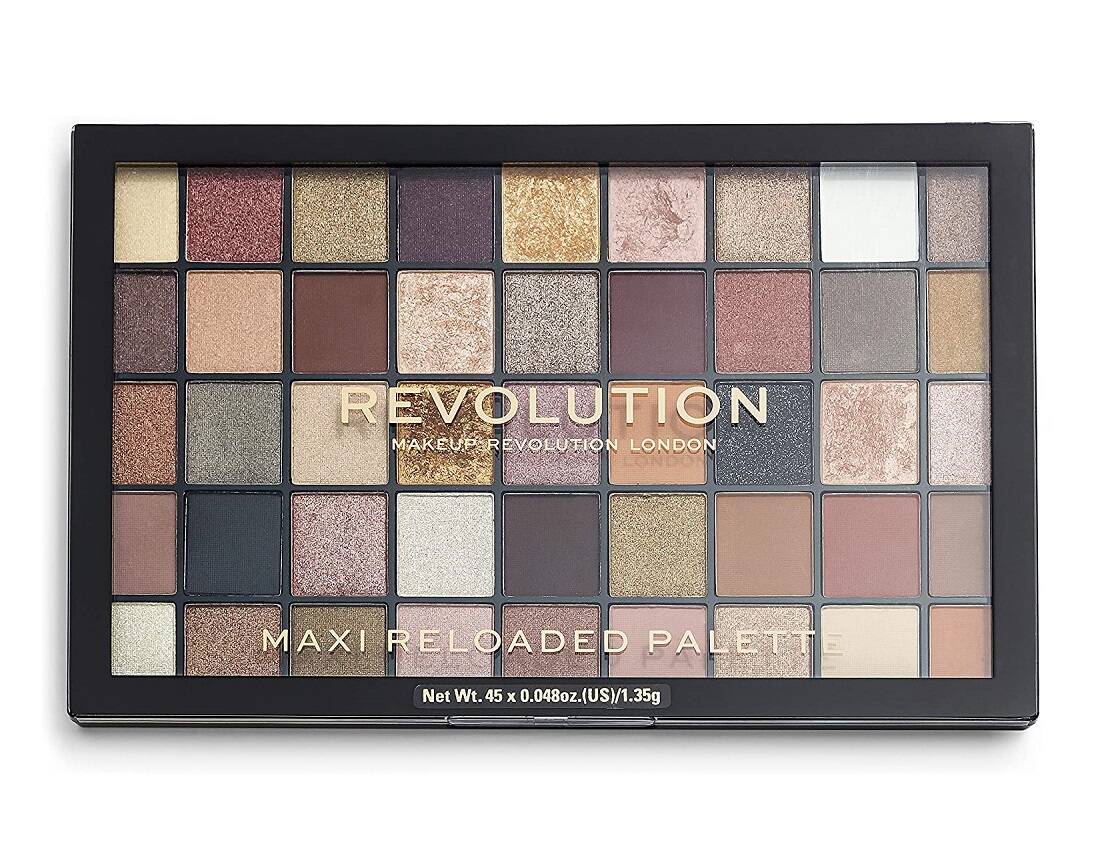 پالت سایه چشم مدل Maxi Reloaded رولوشن اصل (Makeup Revolution) | رنگ Large It Up