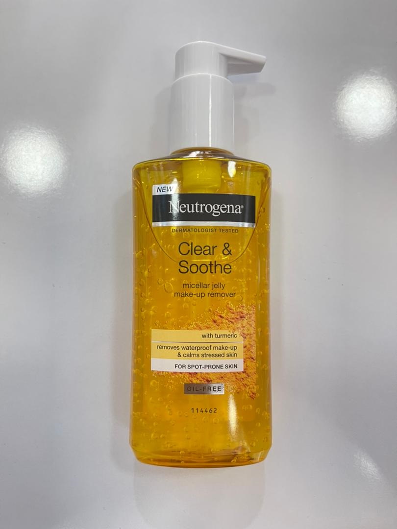 ژل میسلار زردچوبه نیتروژنا مدل Clear & Soothe | پاک کننده آرایش پوست چرب | 200 میل