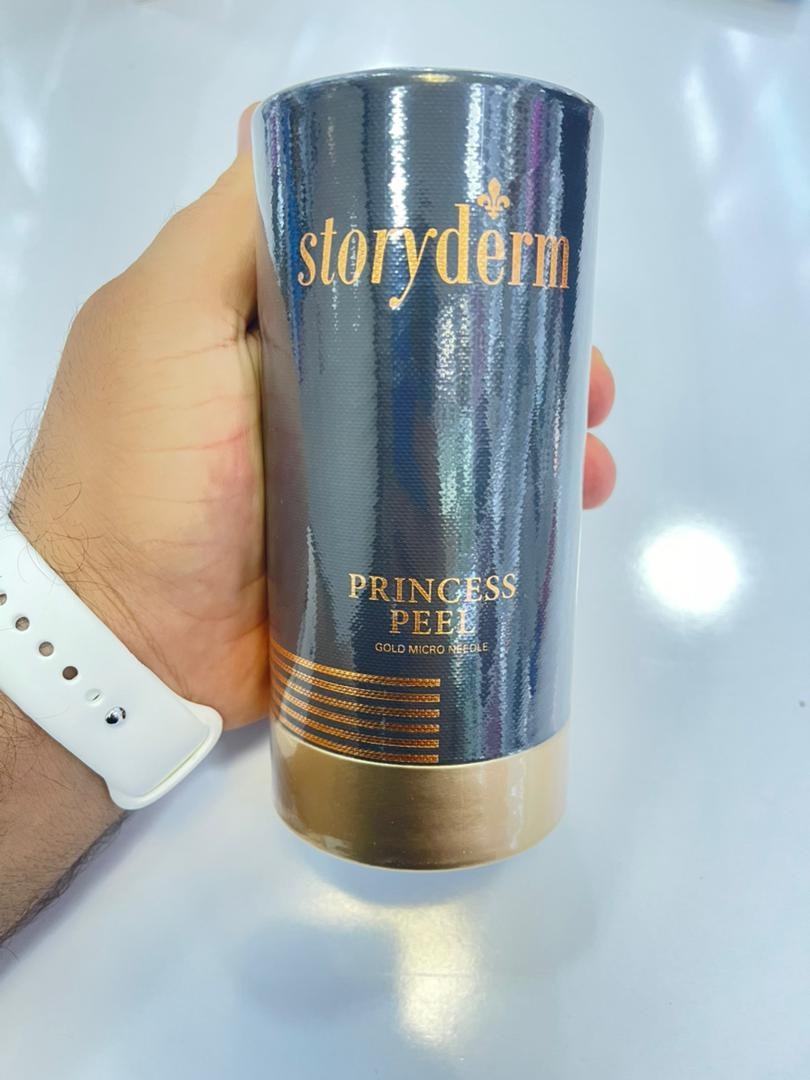 آمپول طلای لایه بردار پرنسس پیل Princess Peel استوری درم Storyderm لاین پرنسس شاین PRINCESS SHINE حاوی 4 آمپول 2میلی