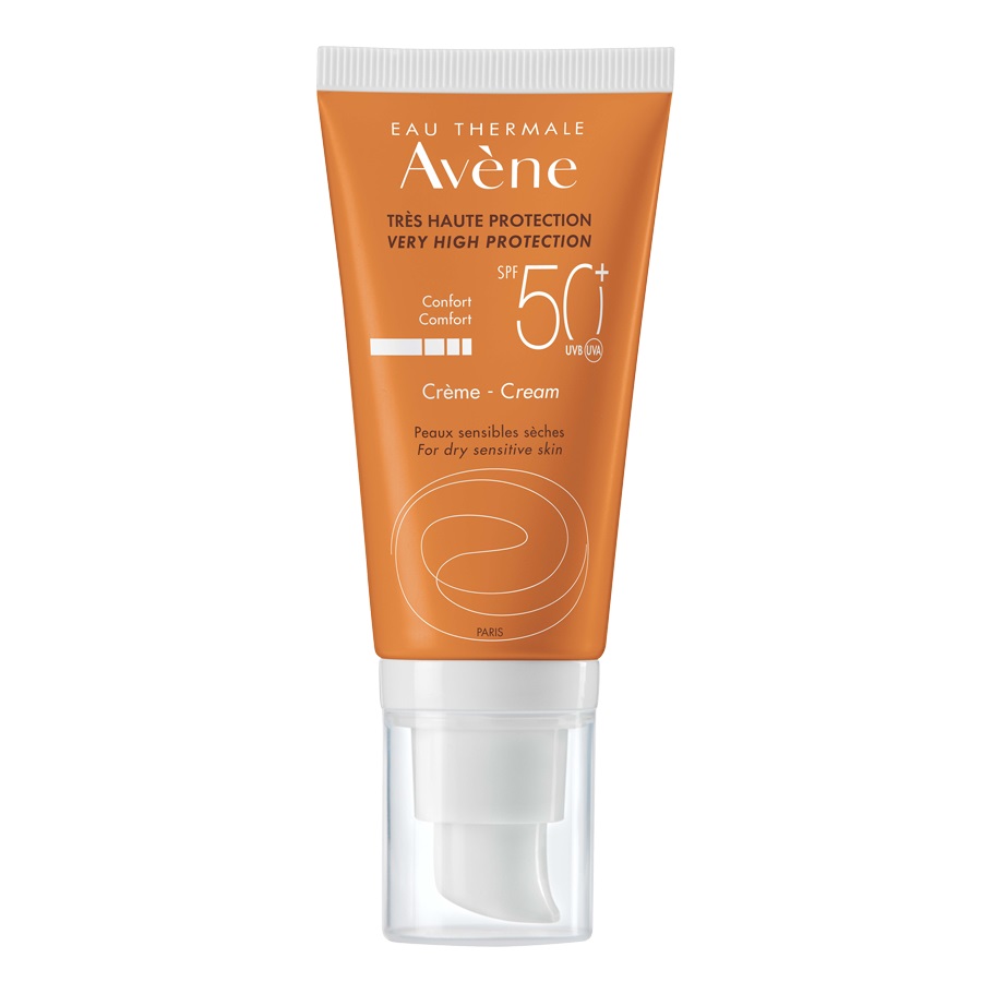 کرم ضد آفتاب پوست خشک SPF50+ اون Avene برای پوست خشک حساس به نور آفتاب – تولید اصل فرانسه