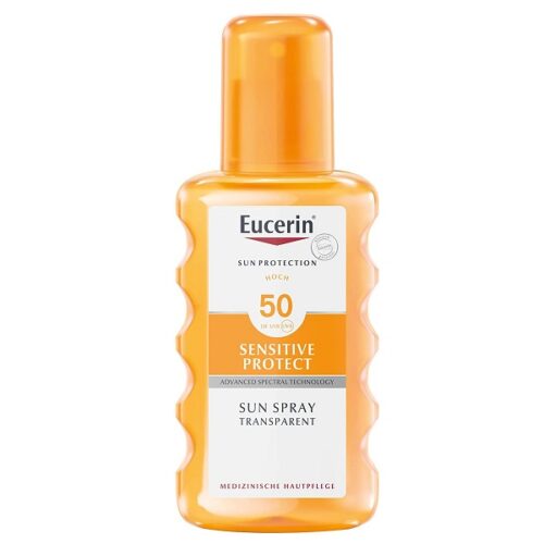 اسپری ضد آفتاب بی رنگ spf50 اوسرین Eucerin | فاقد چربی و ضد آب، مناسب پوست چرب و مستعد جوش