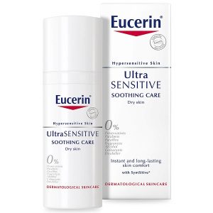 کرم تسکین دهنده پوست حساس و خشک اوسرین Eucerin UltraSENSITIVE حجم 50 میل