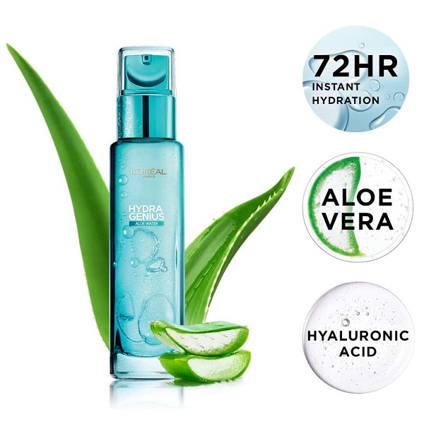 L’Oreal Paris Hydra Genius Hyaluronic Acid + Aloe Liquid Hydrating Moisturiser for Dry to Sensitive Skin (7)