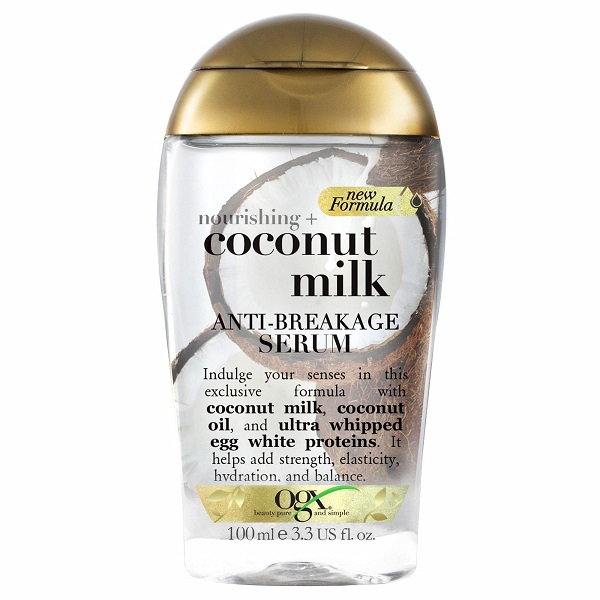 سرم مو شیر نارگیل او جی ایکس اصل (کوکونات میلک) ضد موخوره و شکنندگی | OGX Nourishing + Coconut Milk Anti-Breakage Serum 100ml