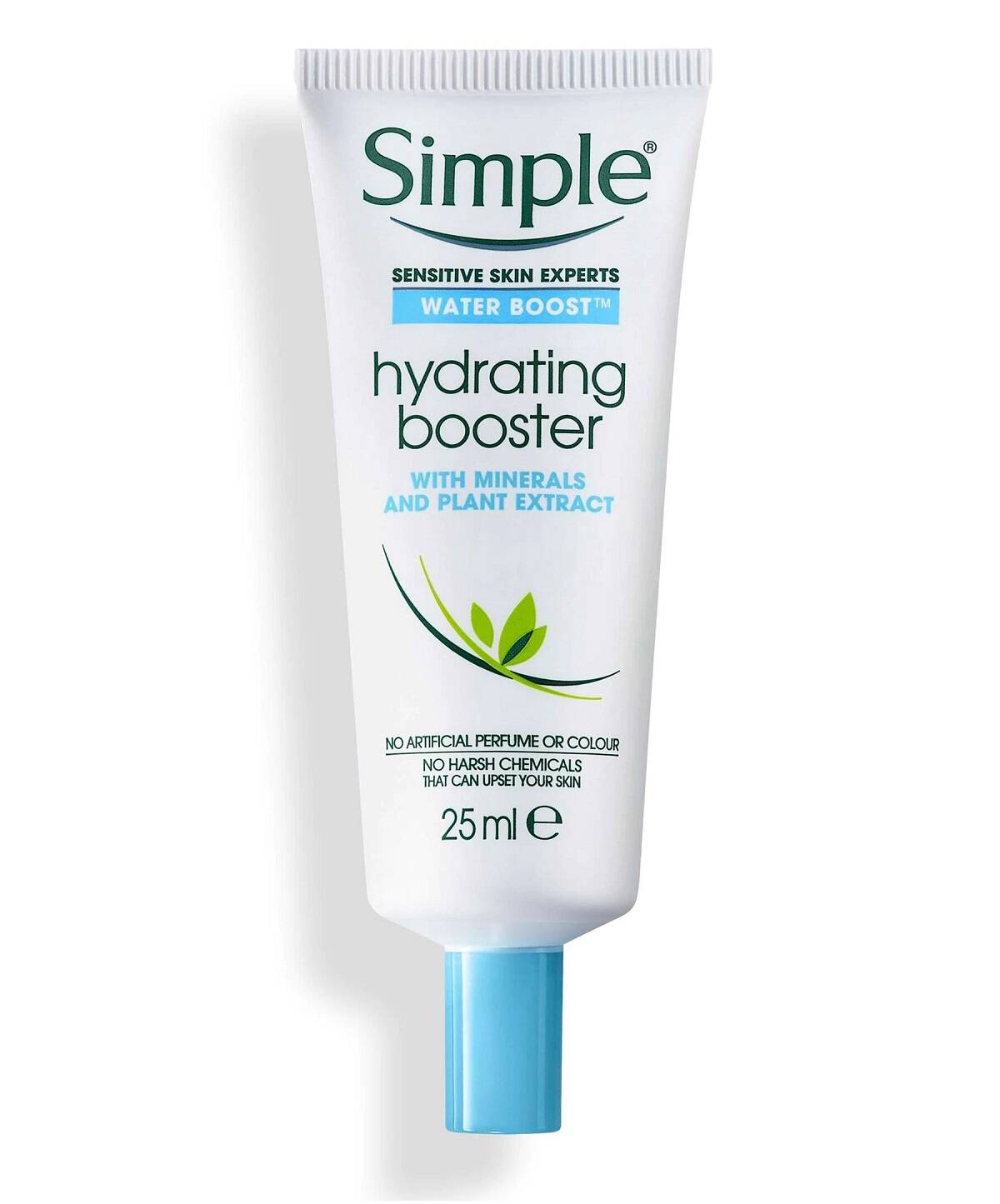 کرم مرطوب کننده ضدجوش پوست حساس سیمپل (مخصوص پوست خشک و کم آب) Simple Water Boost Hydrating Booster Sensitive Skin 25ml