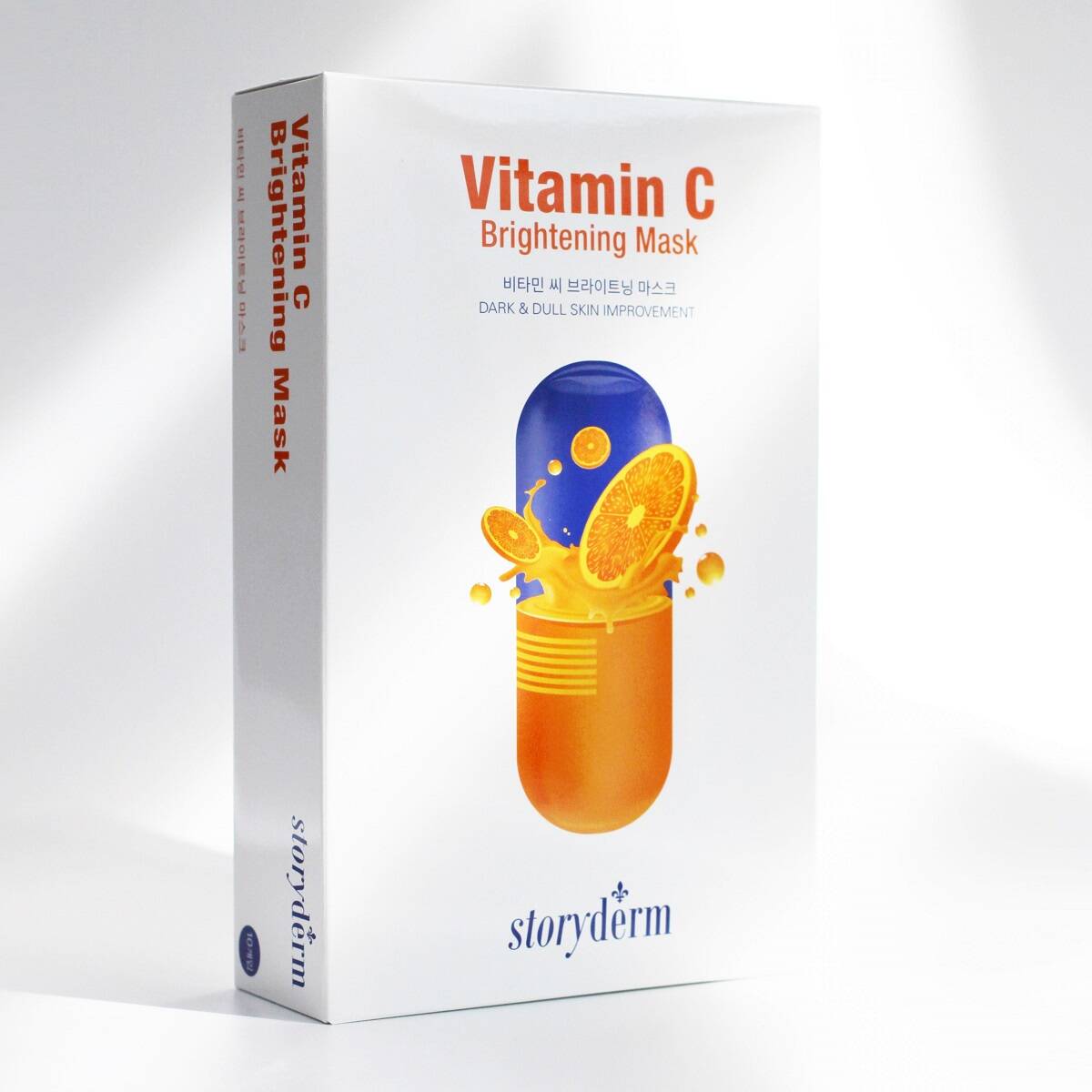 ماسک ورقه‌ای ویتامین C استوری درم اصل کره Storyderm VitaminC mask | روشن کننده، ضد لک، ضد تیرگی، درخشان کننده، تازه کننده پوست کدر و مات، آبرسان