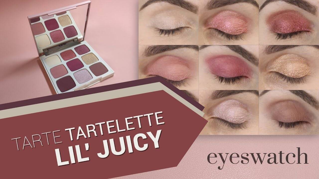 پالت سایه چشم تارتلت لیل جویسی برند تارت اصل 9 رنگ Tarte Tartelette Lil’ Juicy Eyeshadow Palette