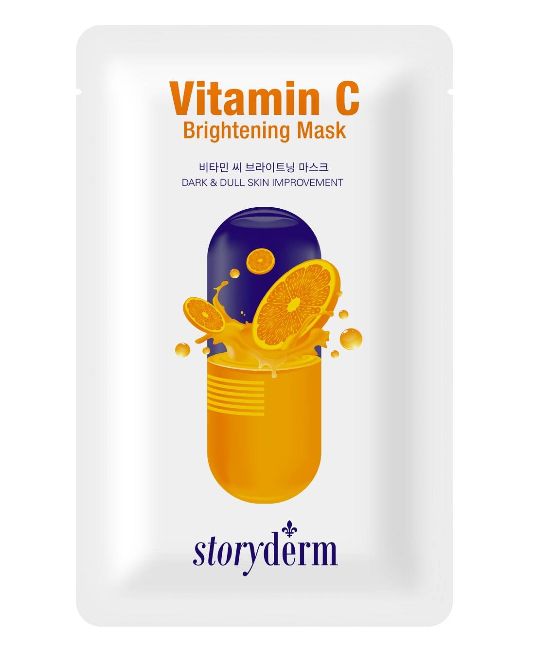 معرفی ماسک ورقه‌ای ویتامین C استوری درم اصل کره Storyderm VitaminC mask | روشن کننده، ضد لک، ضد تیرگی، درخشان کننده، تازه کننده پوست کدر و مات، آبرسان