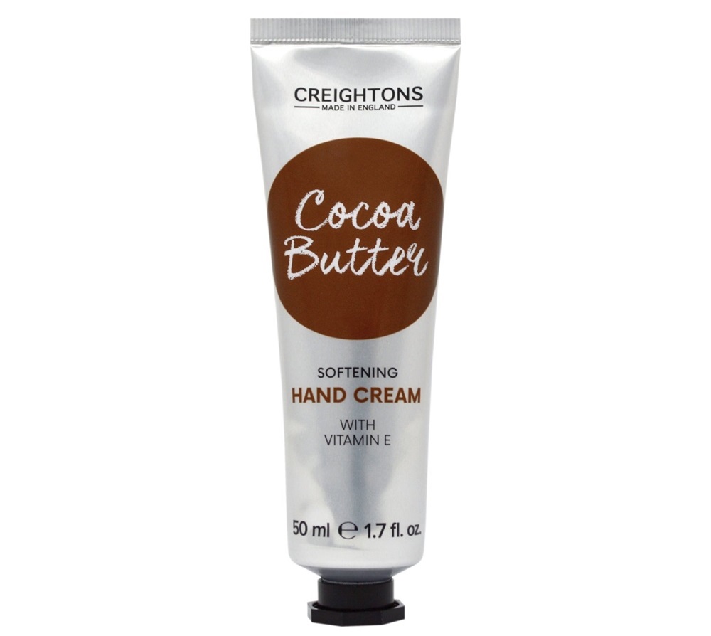 کرم دست کره کاکائو کریتونز ترمیم کننده و مغذی و نرم کننده قوی پوست دست حجم 50 میلی لیتر - Creightons Cocoa Butter Softening Hand Cream
