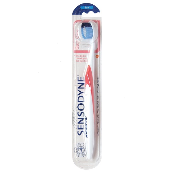 مسواک سنسوداین مدل Gum & Protect برای لثه های حساس با سری SOFT و نرم - Sensodyne Gum Care-Extra Soft Toothbrush (Gum & Protect)