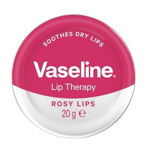 بالم لب وازلین vaseline مدل Rosy Lips وزن ۲۰ گرم | ترمیم کننده قوی و درخشان کننده لب