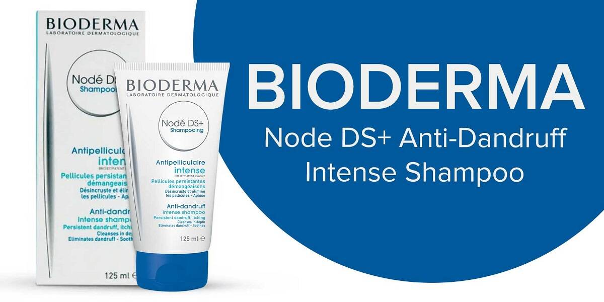 شامپو ضد شوره بایودرما اصل نود دی اس پلاس درمان کننده شوره و خارش مزمن - BIODERMA Nodé DS+ Anti-Dandruff Intense Shampoo 125ml