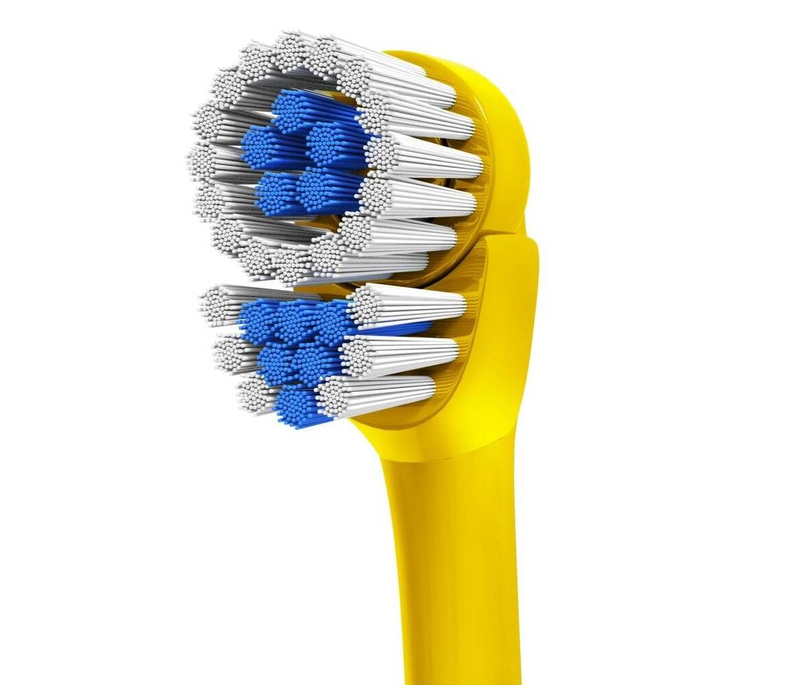 مسواک برقی کودک زرد مینیون کولگیت (مسواک بچگانه باتری خور با شخصیت کارتونی مینیون) - Colgate Extra Soft Kids Minions Battery Powered Toothbrush - Yellow