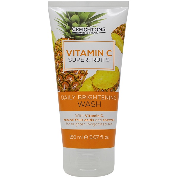 ژل شستشوی روزانه ویتامین سی سوپرفروت کریتونز (شوینده روشن کننده و شفاف کننده و کاهش منافذ باز ویتامین C کریتونس) - Creightons Vitamin C Superfruits Daily Brightening Wash 150ml