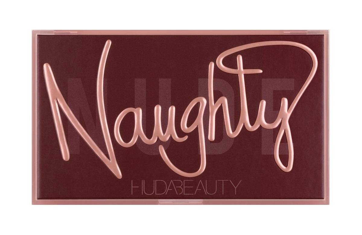 پالت سایه Naughty Nude هدی بیوتی اصل با 18 رنگ نود و خنثی مات، براق، مرمری و مرواریدی - Huda Beauty Naughty Nude Eyeshadow Palette