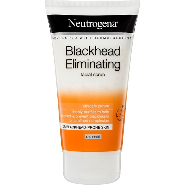 اسکراب ضد جوش سرسیاه نیتروژنا (نوتروژنا) اصل Neutrogena Blackhead Eliminating Facial Scrub 150ml