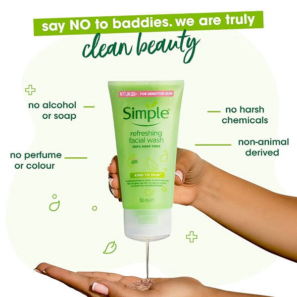 Simple Kind To Skin Refreshing Facial Wash, 150ml (8)