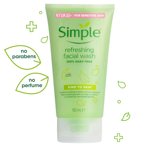 Simple Kind To Skin Refreshing Facial Wash, 150ml (9)