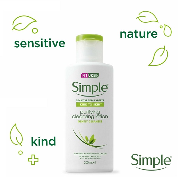 Simple Kind to Skin Purifying Cleansing Lotion, 200ml (10)