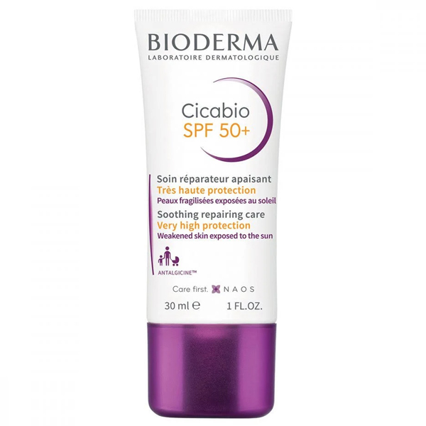 کرم ضد آفتاب بایودرما BIODERMA مدل cicabio SPF+50 سیکابیو